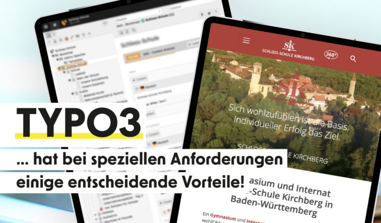 Für anspruchsvolle Websites: TYPO3