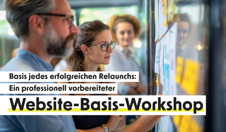 Relaunch-Turbo: ein Website-Basis-Workshop