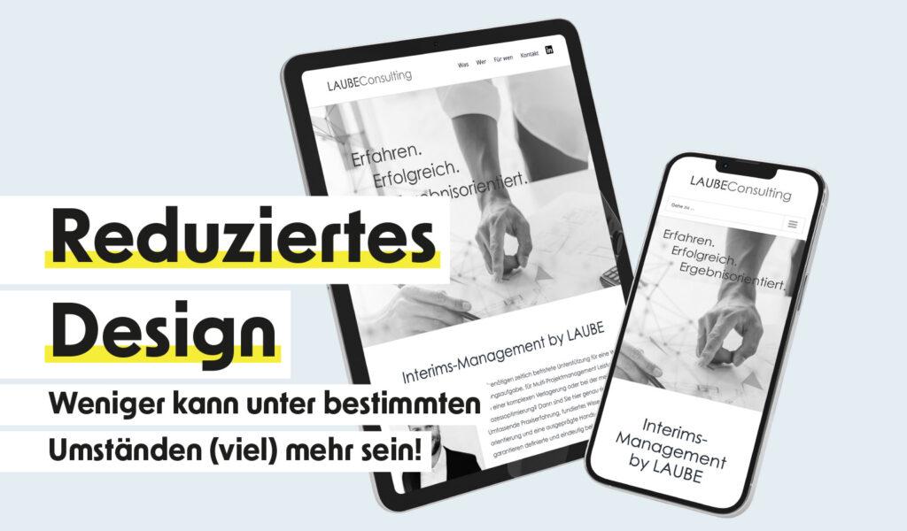 Reduziertes Design zur Alleinstellung nutzen