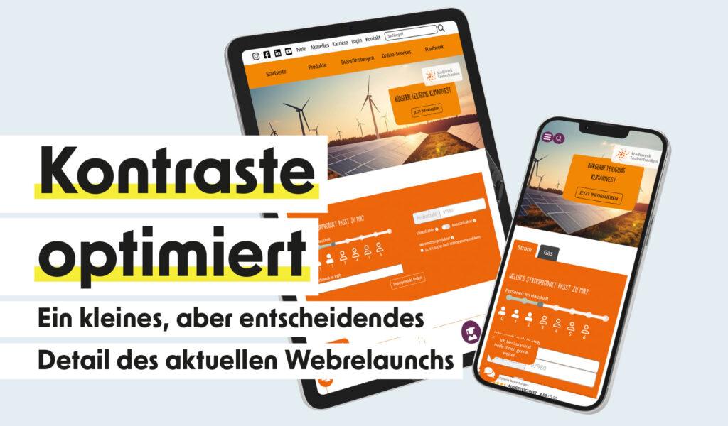 Websitekontraste optimieren: Wichtig für UX