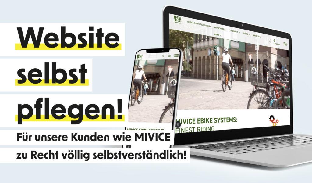 Website selbst pflegen: Wir machen es möglich