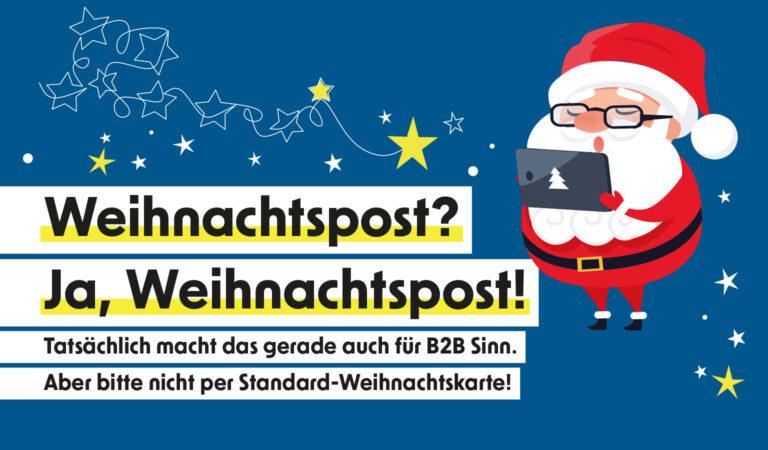 Weihnachtspost für B2B-Kontakte